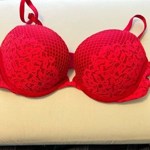 Victoria's Secret Red Very Sexy Scandalous Push-up Bra